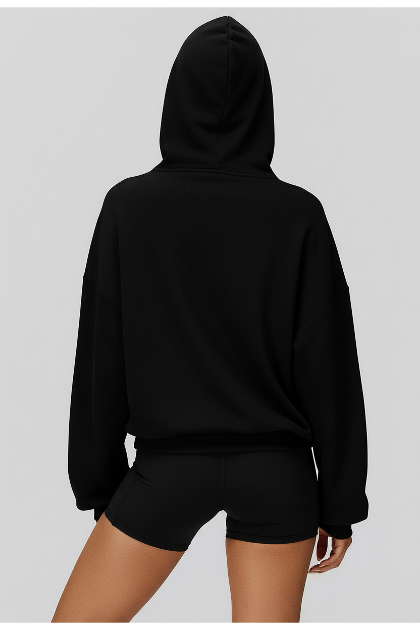 V-Neck Oversized Hoodie - view 2